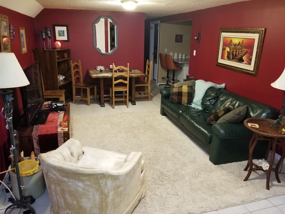 Living Room and Dining Area
