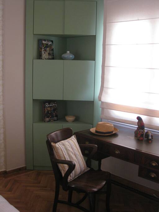 Bedroom, study area