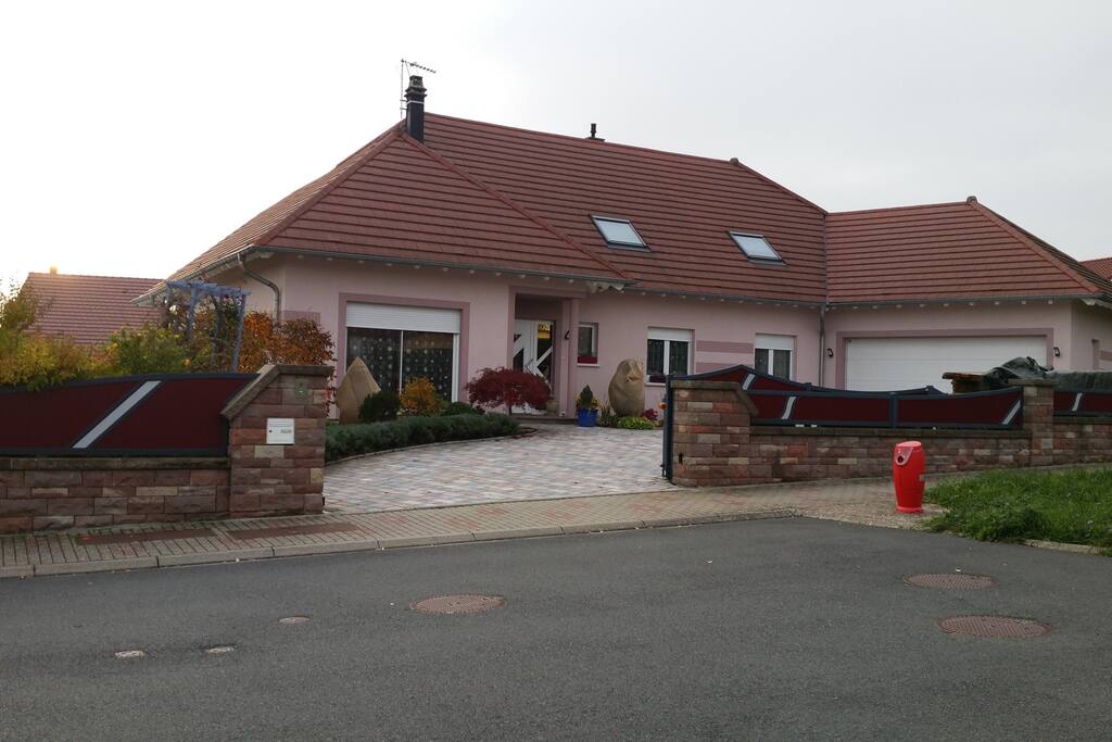la façade de la maison