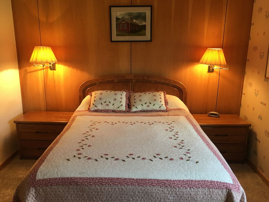 Bedroom with view of Mt. CB