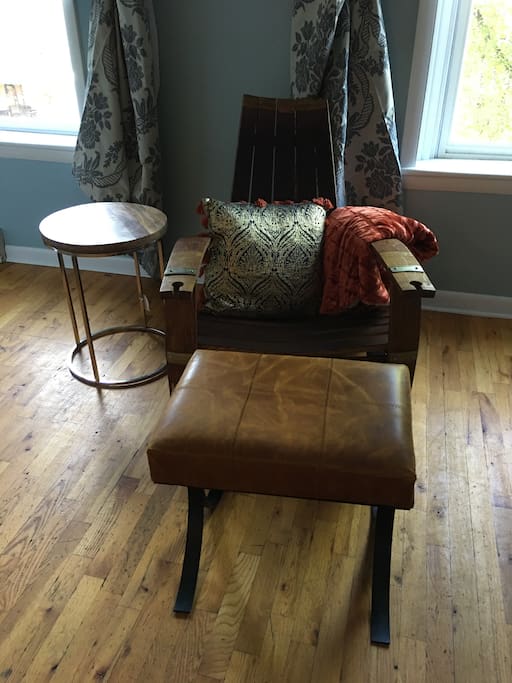 Great Room - Club Barrel Chair at Bar Area