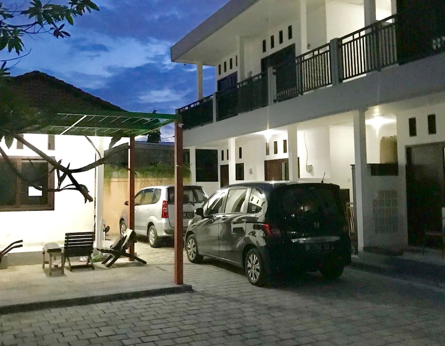 PRIME RENON has a large parking area. Furnished gazebo for casual gathering place.
There is a guard house inhabited by Mr. Niko and his wife, who are ready to help you 24 hours.