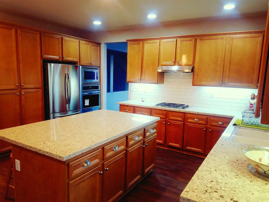 Beautiful Kitchen with stainless steel appliances