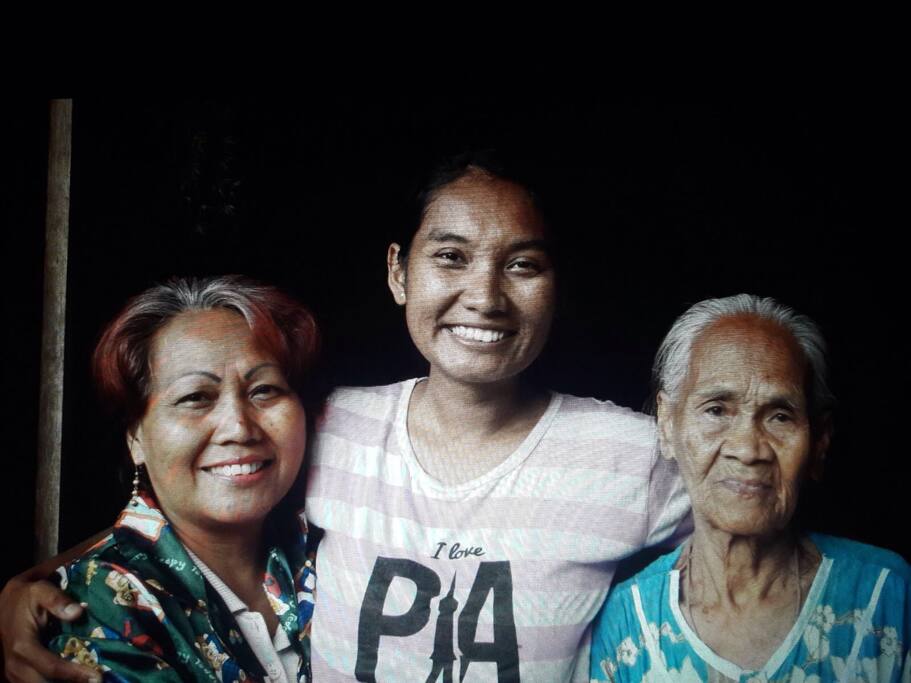 Three generations are living in this house