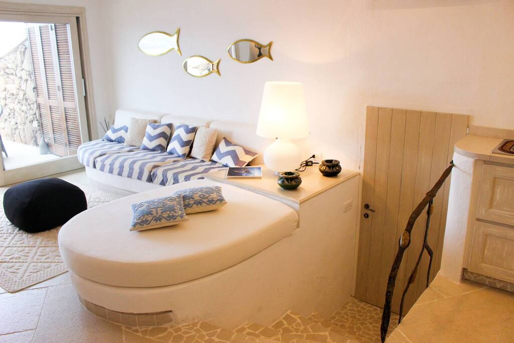 vista dell'ampio living