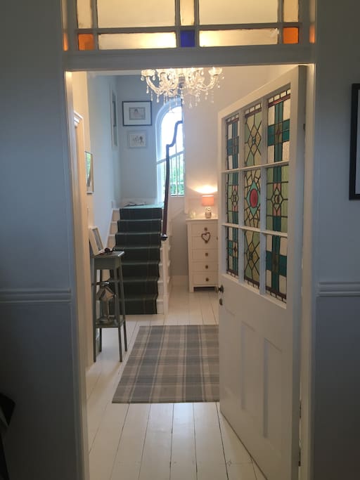 The hall to our house