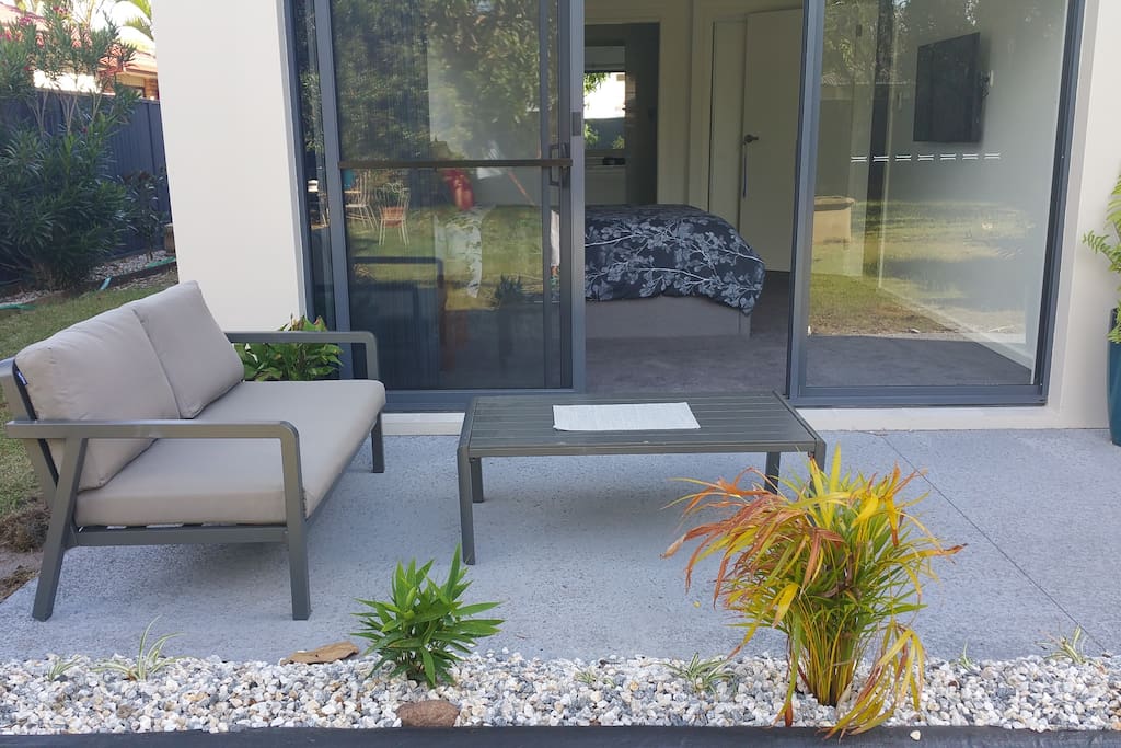 Sitting area outside Bedroom 1.