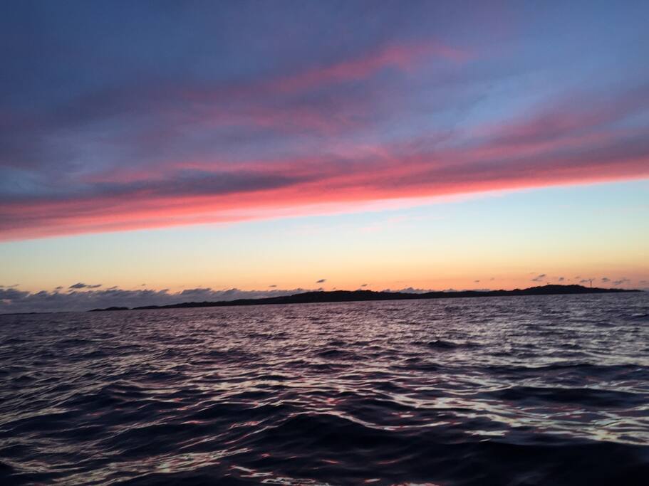 Utsira seen from sea