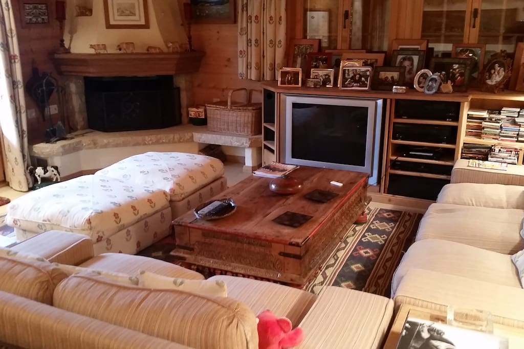 Cozy living room with Fire Place