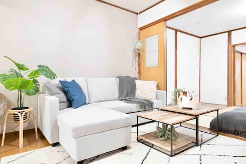 Kyoto/parking/sta 3min/UFJ/OsakaCastle/6PPL/wifi