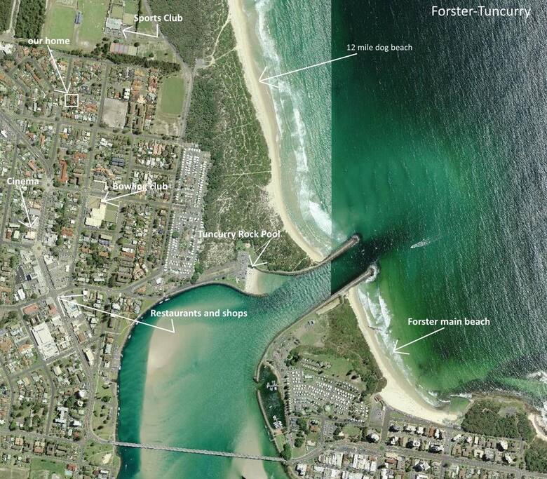 10 minute walk to two clubs, beach, cinema, shops and restaurants