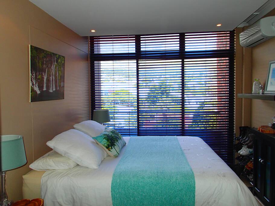 Aircon unit in bedroom