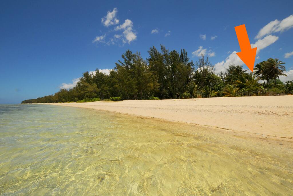 Strand vor dr Villa