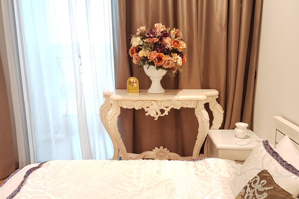 Bedroom with balcony