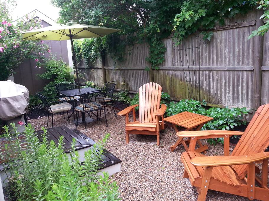 Beautiful private backyard