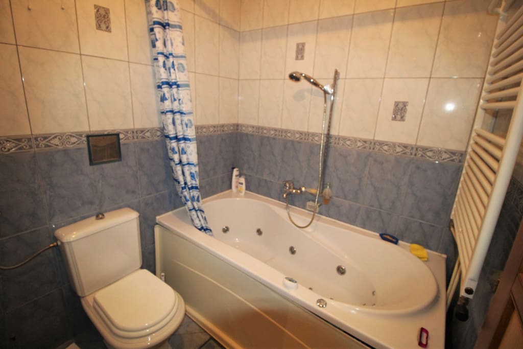 Bathroom with massage bath