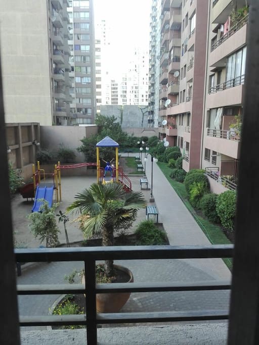 Patio de Juegos, su vista desde la Terraza