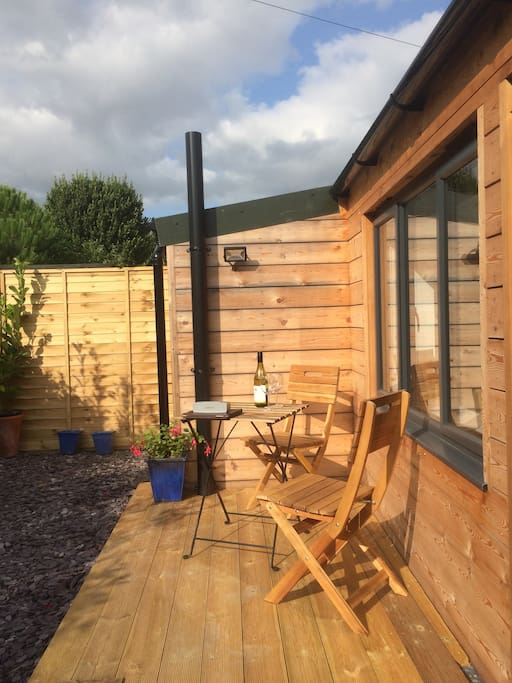 Decked outside dining