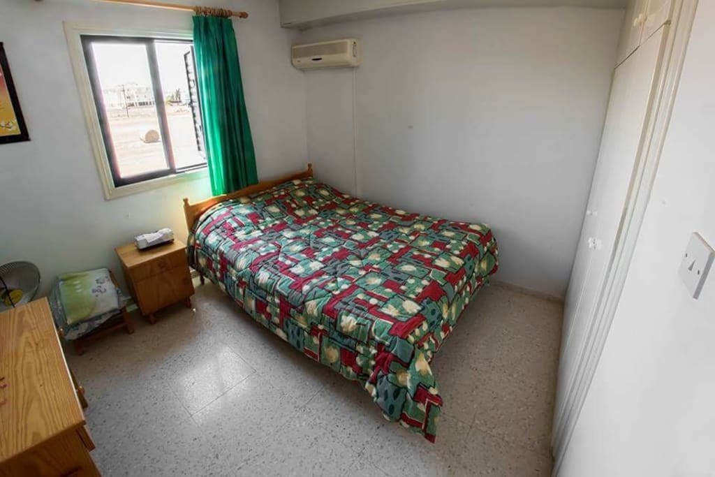 the double bed with the provided duvet and sheets, if you are bringing your own please let us know