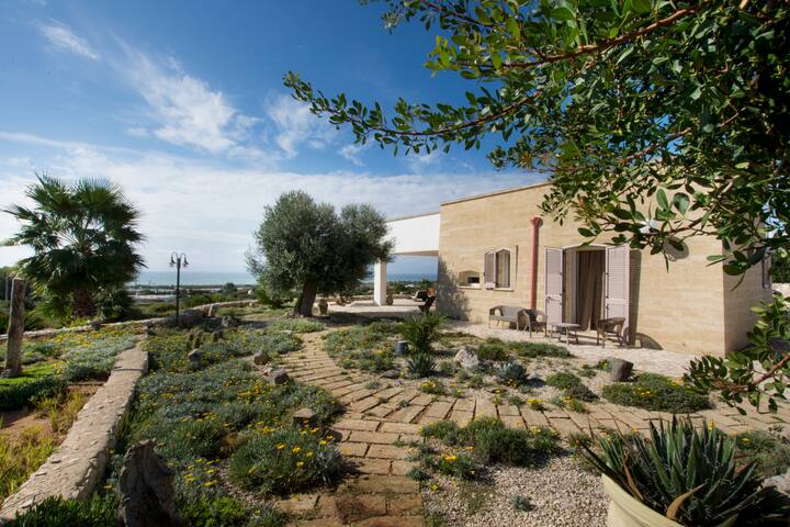 Villa with sea view in mediterranean garden gallery image 3