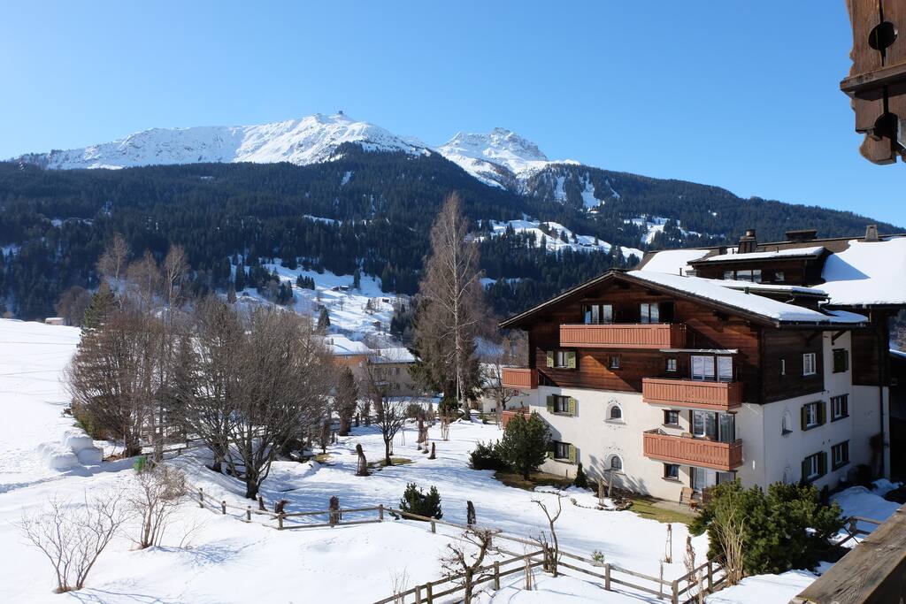 Mountain view balcony