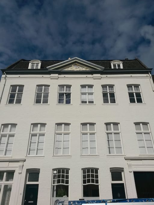 The front of the apartment