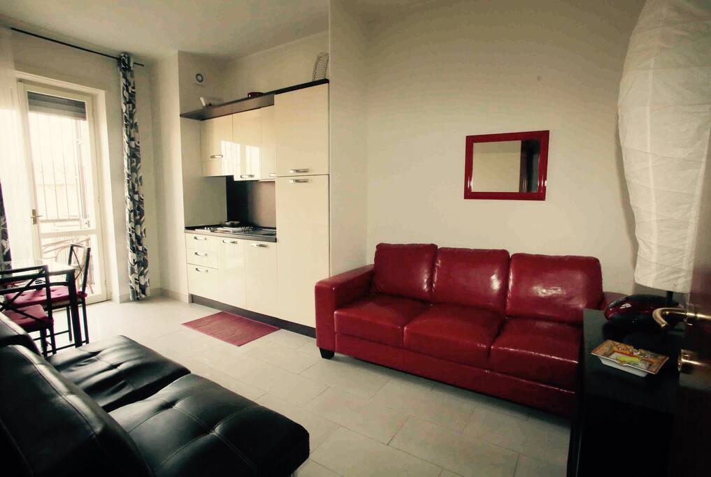Soggiorno + cucina con vista
