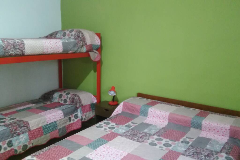 Habitación 3 camas, equipada