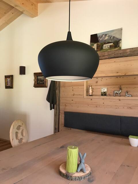Idyllic family home house Pusteblume