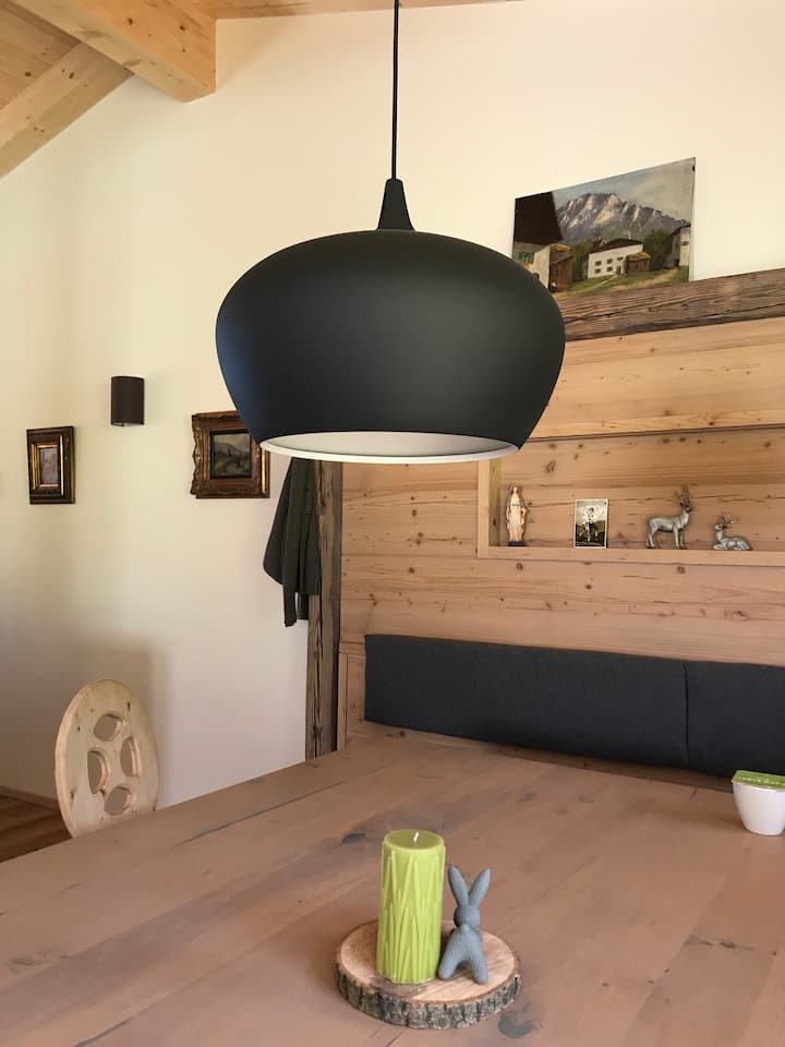 Idyllic family home house Pusteblume