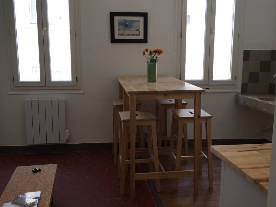 Espace convivial, coin repas