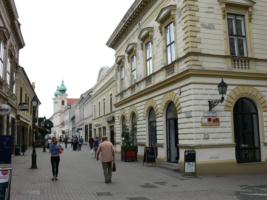 Király utcában található az apartman,a Színháztól 150 m-re.Hangulatos sétáló utca.A belváros szíve.