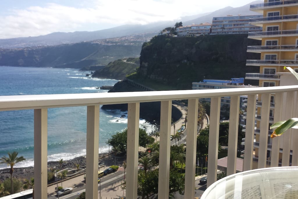 View to the beach