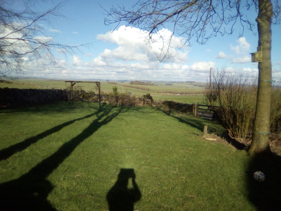 Cracking view from the house