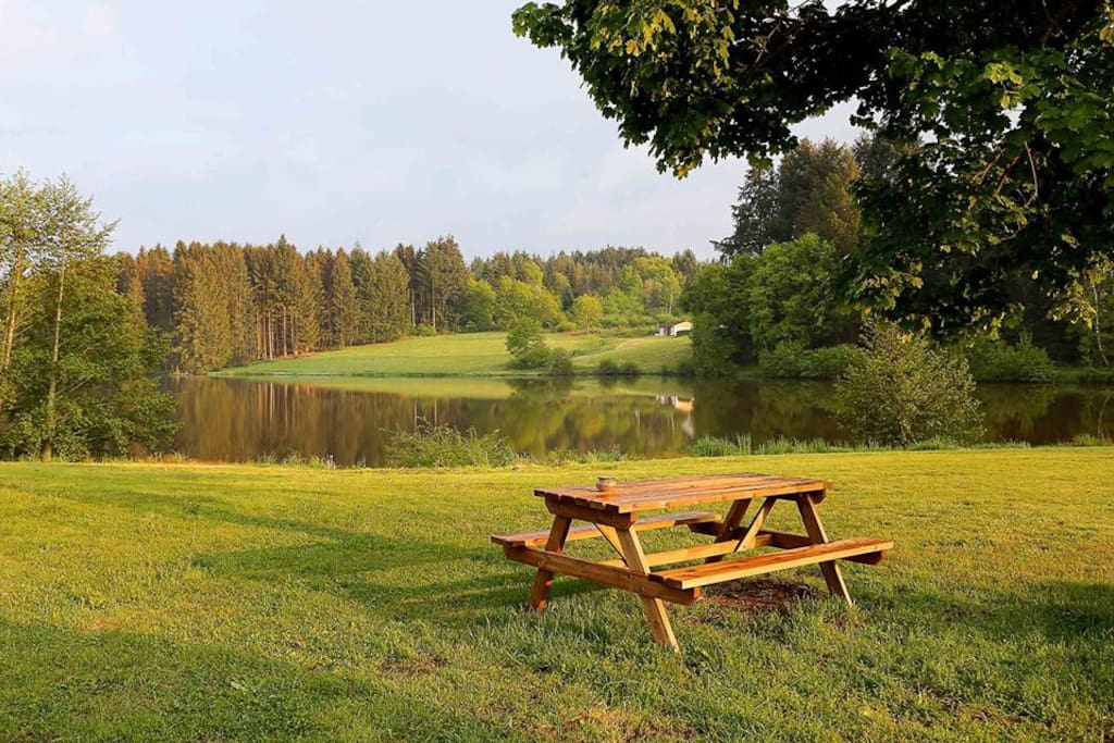 Le lac du Domaine du Balbuzard