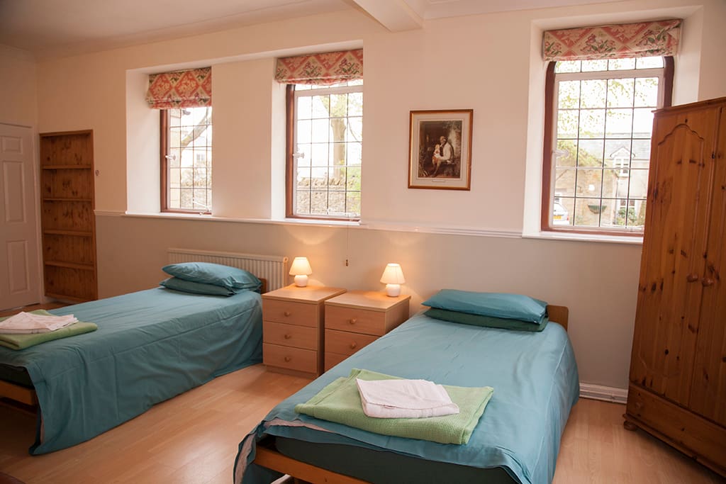 Bedroom one - with twin single beds