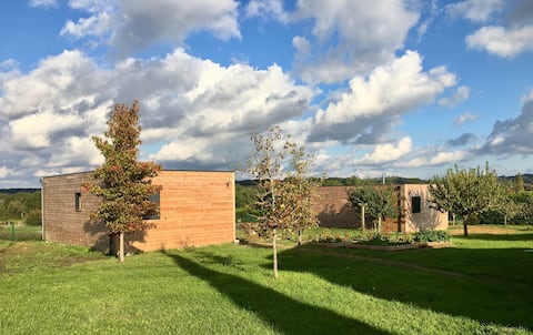 Wood house/3 * cottage in organic area