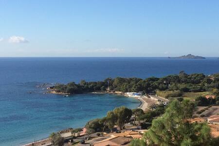 Studio vue except. plage Marinella et Sanguinaires