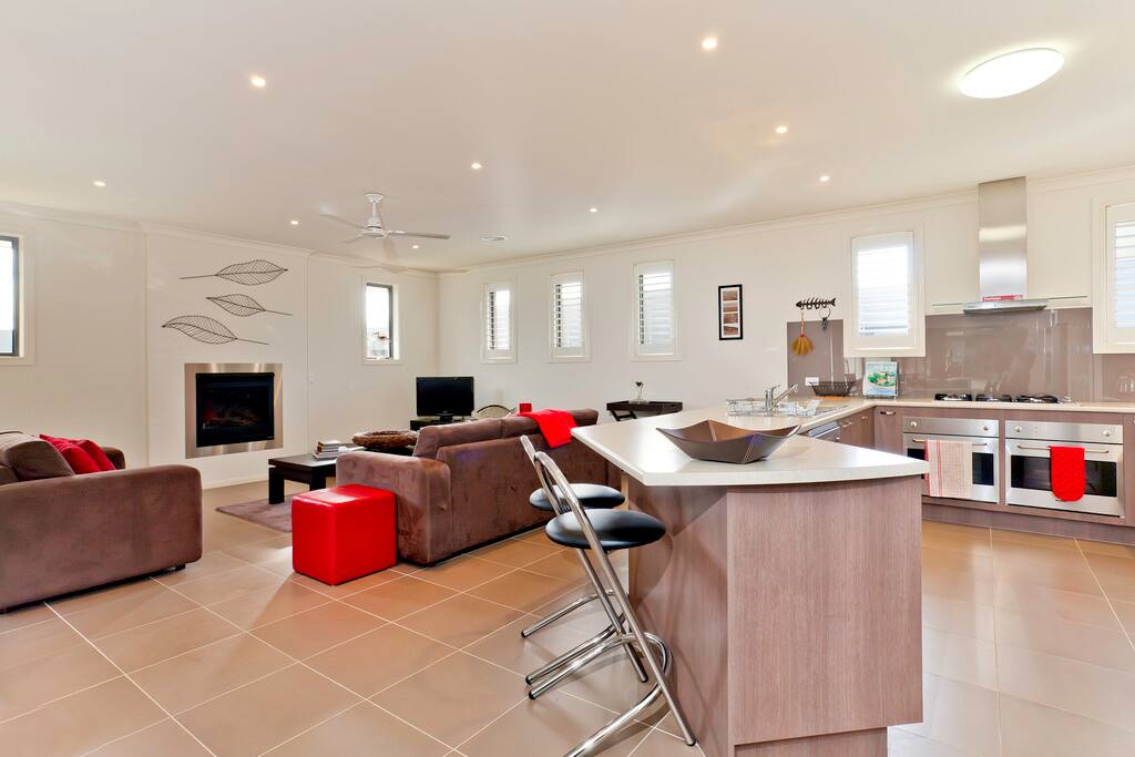 Kitchen and Living Area