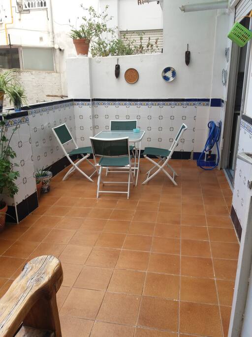 big private terrace