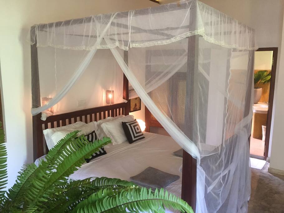 bedroom 1, with ensuite bathroom, with toilet & shower
