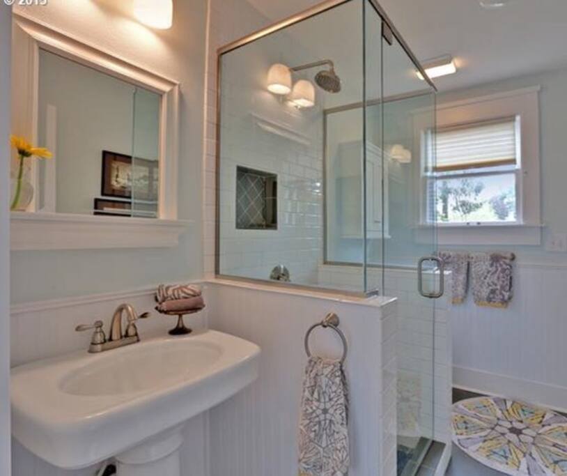 Private bathroom connected to bedroom