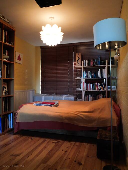 The room with the futon/Bed.