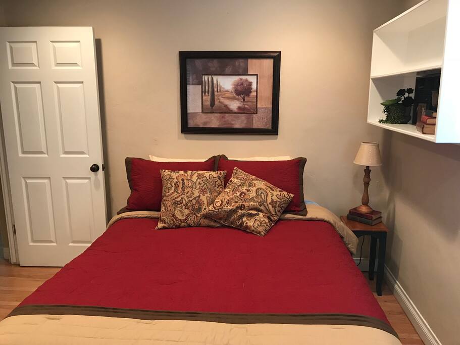 Bedroom 1 with queen bed