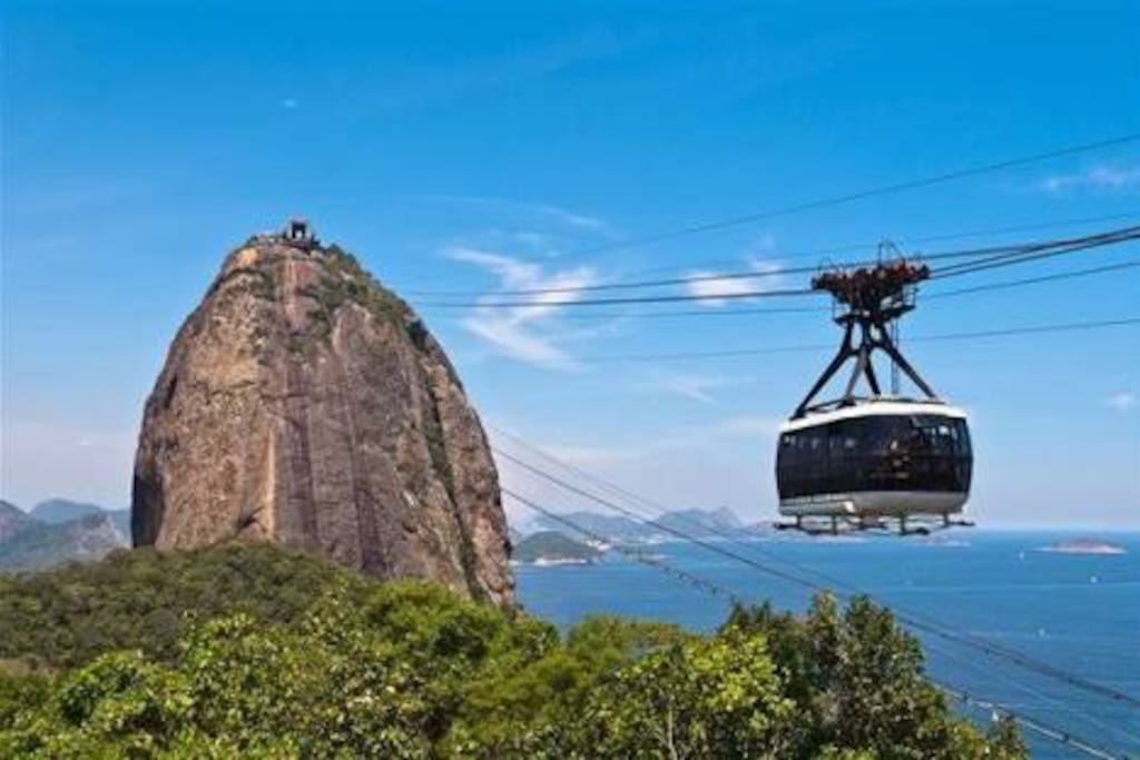 Pão de Açúcar, 10 a 15 minutos de distância
Sugar Loaf mountain, 10-15 minutes away