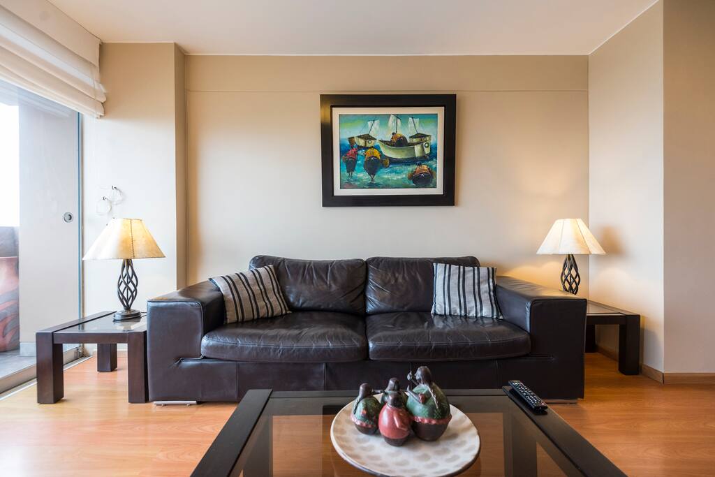 Living room with Ocean View