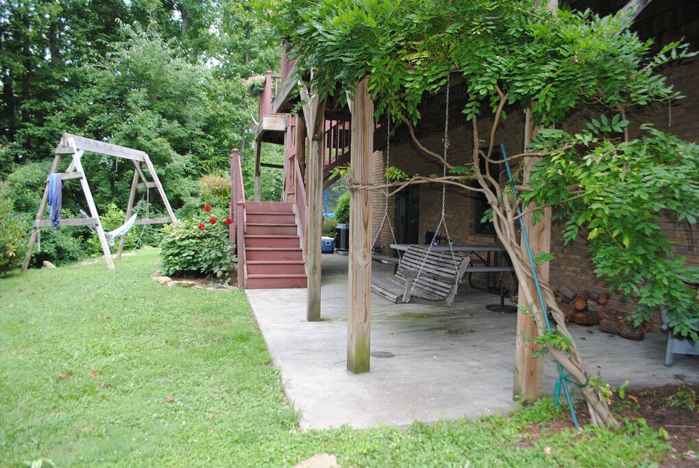 Private patio
