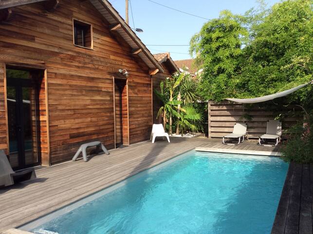 Charmante Maison avec piscine Bordeaux Caudéran