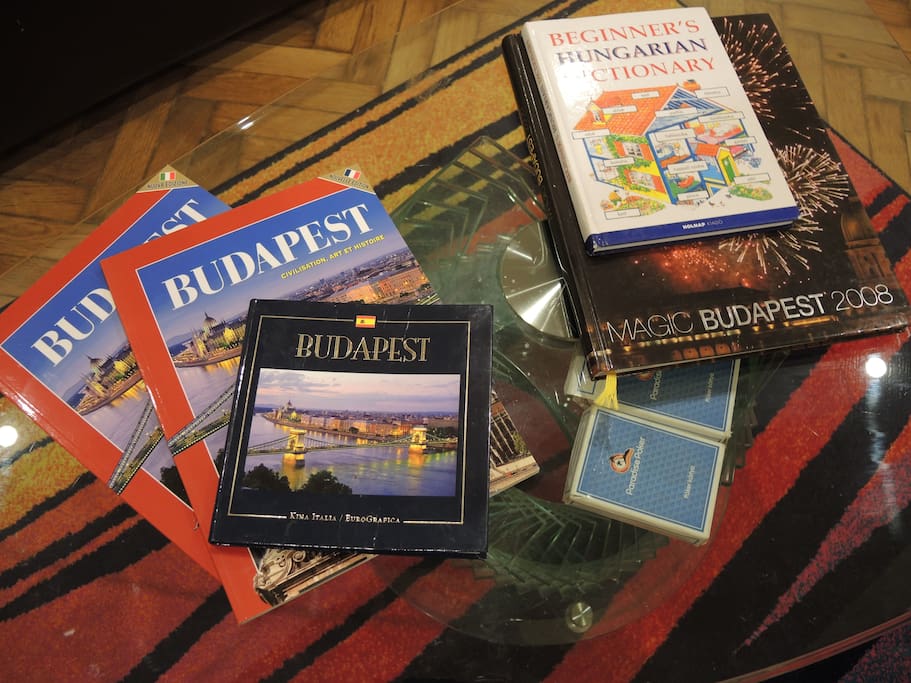 Books about Budapest in English, German, French and Italian