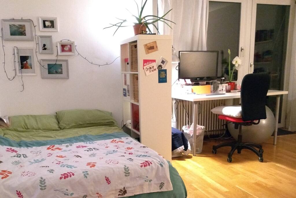 Bed/living room 2/3